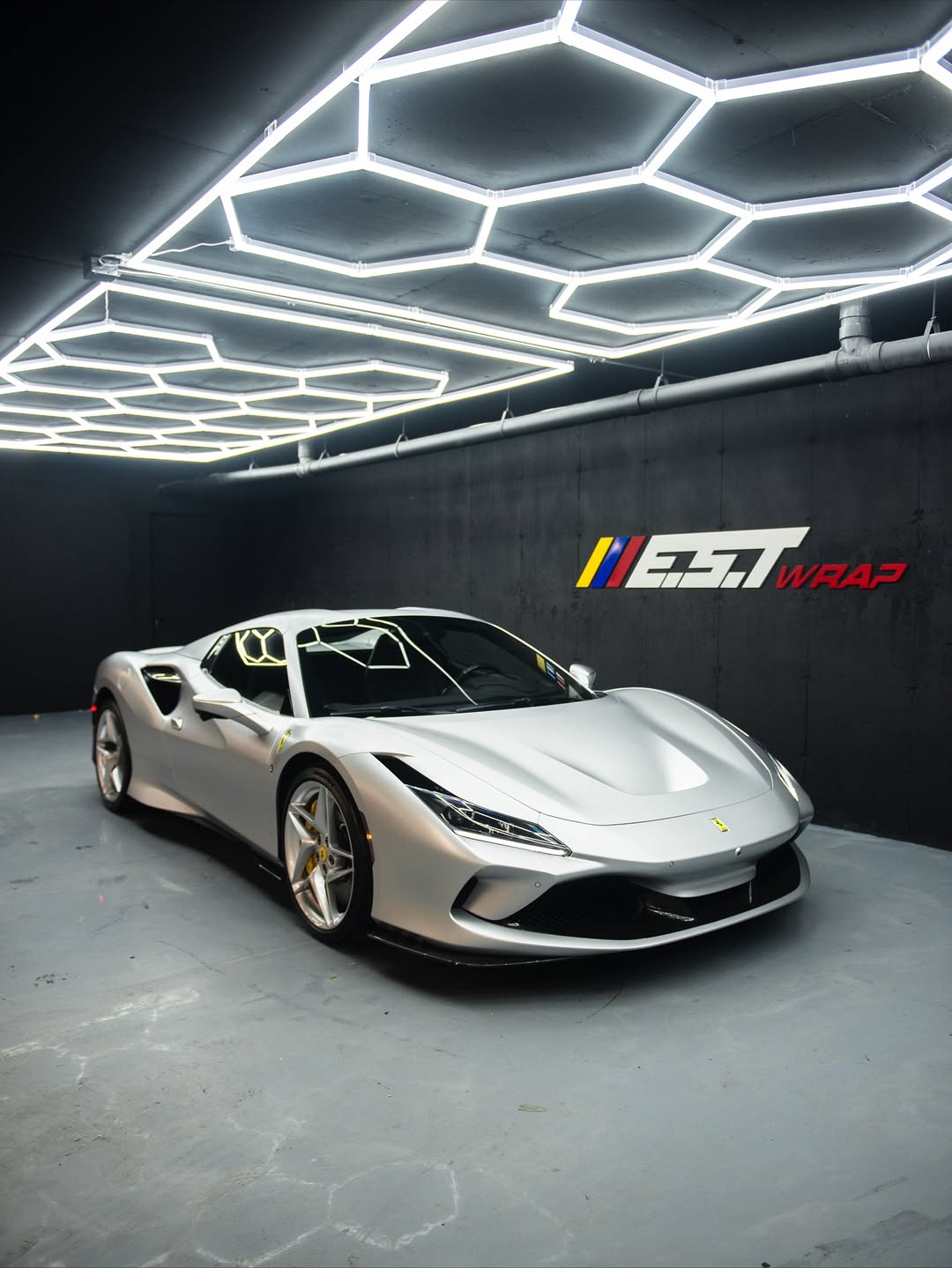 EST Wrap — Ferrari under hex lighting
