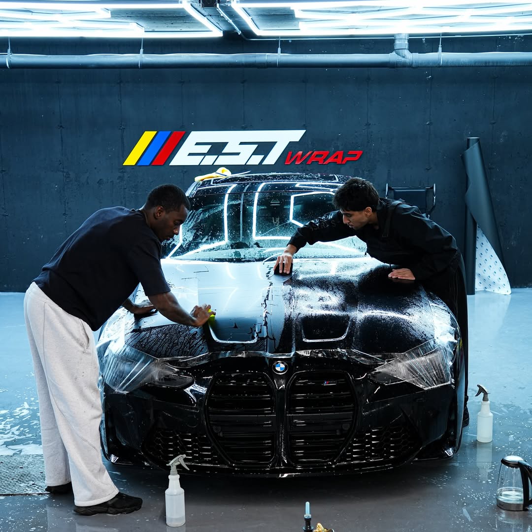 Silver Ferrari F8 front three-quarter